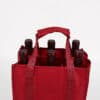 600D PET coated PVC luxury sublimation wine bottle travel bag