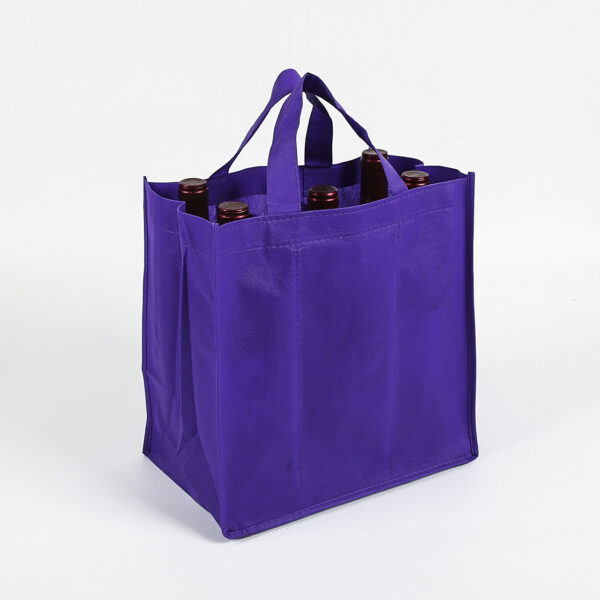 Wholesale eco-friendly custom shopping tote organza wine carrier tote bag