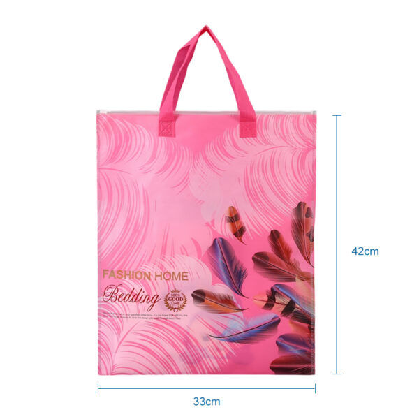 Custom wholesale pink reusable pp non woven beach tote bag - Image 2