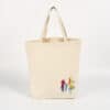 Personalised high quality women shopping canvas tote bags with logo
