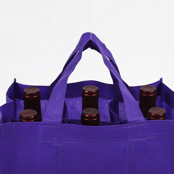 Wholesale eco-friendly custom shopping tote organza wine carrier tote bag - Image 4