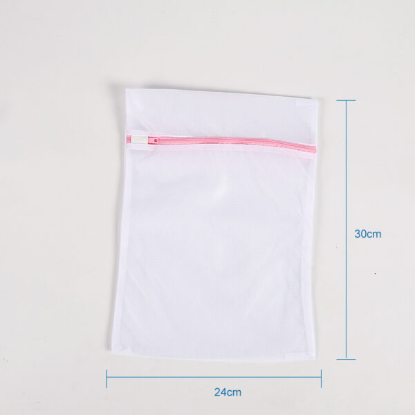 Eco friendly reusable PET mesh cheap zipper washing clothes socks laundry bag  for laundry - Image 2