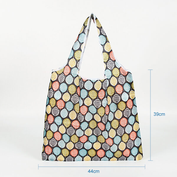 190T PET foldable wholesale sublimation polka dot tote bag - Image 3