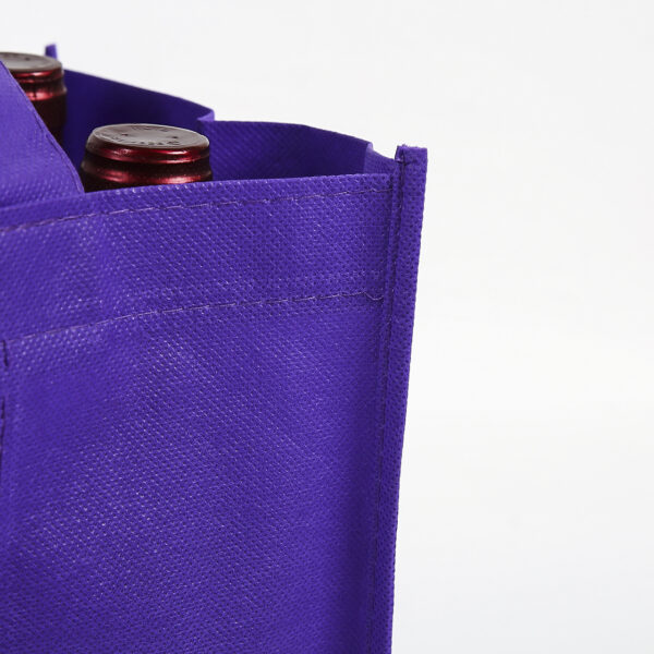 Wholesale eco-friendly custom shopping tote organza wine carrier tote bag - Image 5