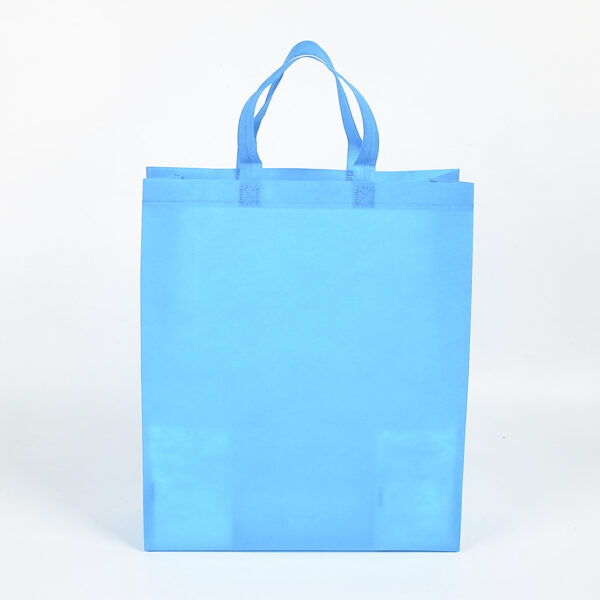 wholesale eco-friendly bule blank non woven grocery bags