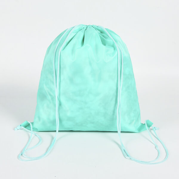 Eco friendly PET full colour sports backpack drawstring bag