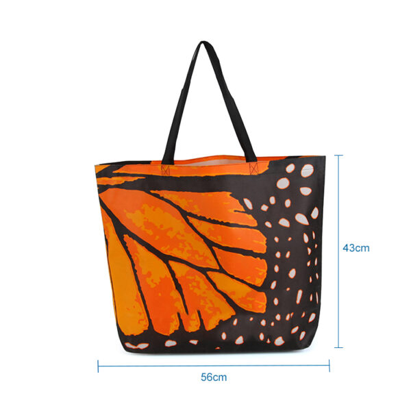 Wholesale custom print logo eco friendly cheap reusable shopping bags with handle - Image 2