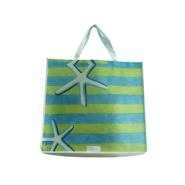 High quality polyester sublimation large colouring full print colorful business used tote bag