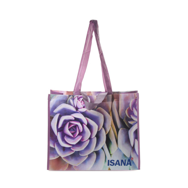 Wholesale RPET woven carry aesthetic tote bags with custom for groceries