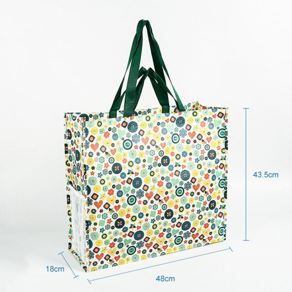 Eco friendly PP non woven reusable custom logo beach tote bag for kids - Image 3