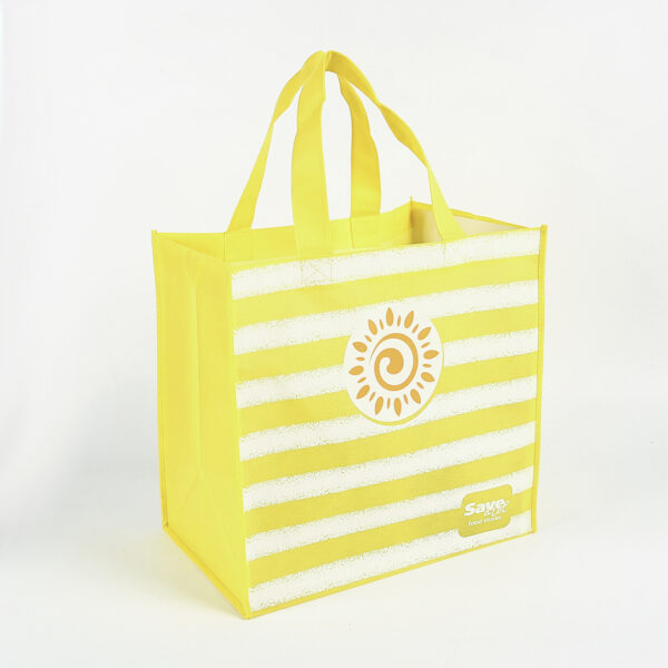 Wholesale custom logo luxury recyclable PP non woven packaging shopping bag