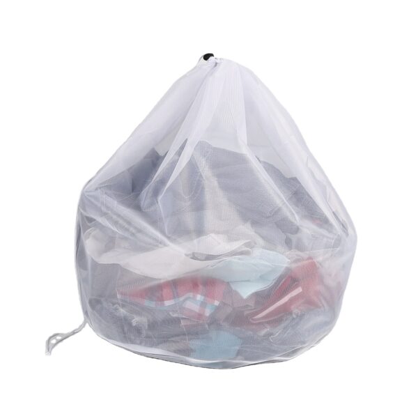 Wholesale custom extra large size big washable heavy duty laundry drawstring bags in bulk