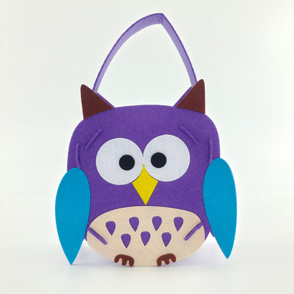 High quality bird cloth small kid cartoon felt bag handbag