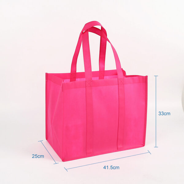 Good quality custom recycled reusable women's hand tote bags - Image 2