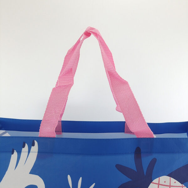 Customized printing reusable pp non woven shopping tote bag with handle - Image 3