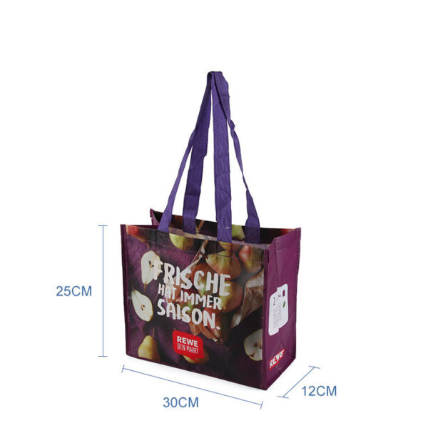 Top quality recycle miniature quote personalised tote bag small - Image 2