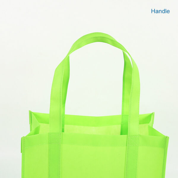 Wholesale custom pink PP non woven fabric shopping tote bags - Image 4