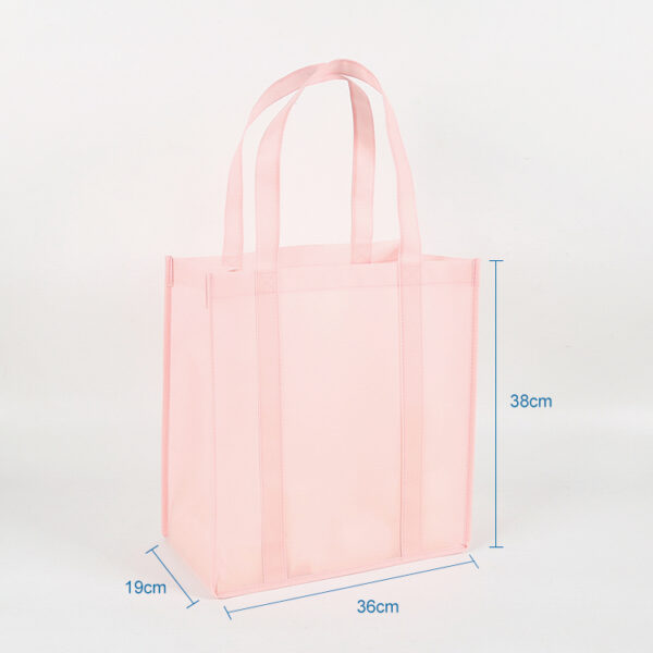 Customized your logo cheap high quality reusable shopping non woven tote bag - Image 2