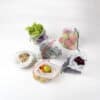 Eco friendly custom drawstring food mesh bags with drawstring for fruits and vegetable