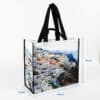 Eco friendly PP woven large capacity cute custom woven shopping bag