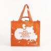 Eco friendly  custom printed PP woven grocery reusable tote bag