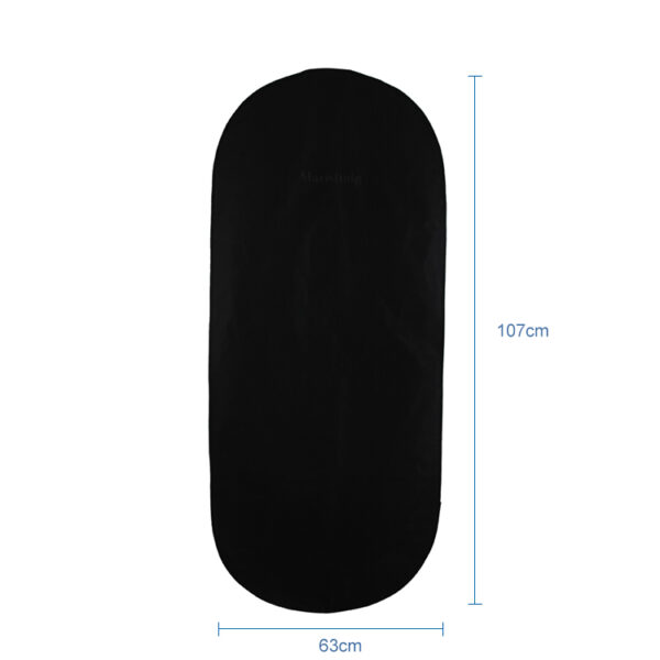 OEM customized black butler hot small non-woven dust long dresses suit garment bag clothes cover - Image 3