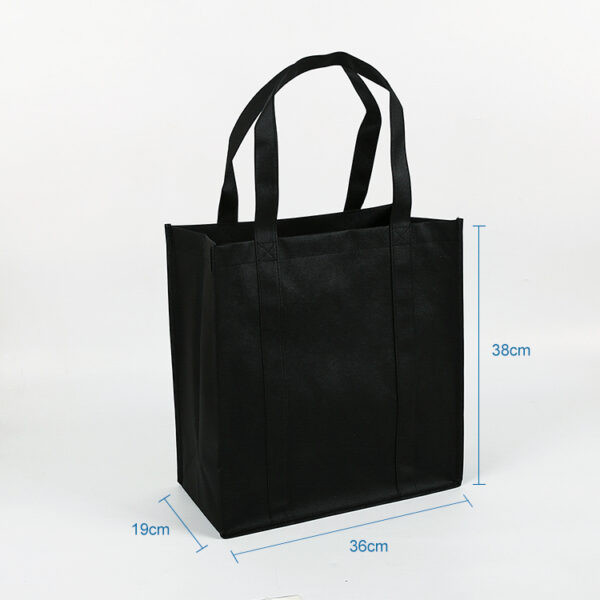 Wholesale custom printed reusable non woven shopping tote bag - Image 2