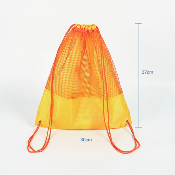 High quality eco friendly PET mesh heavy duty drawstring bag - Image 2