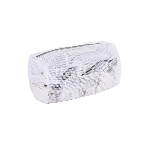 Wholesale round professional small mini travel mesh laundry bag for washing