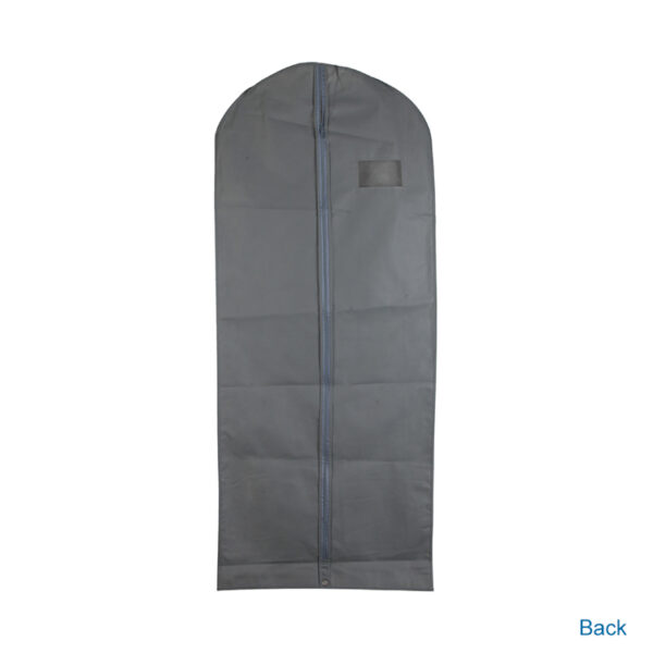 Grey dust proof washable non woven wedding dress clothes garment bag suit cover - Image 2