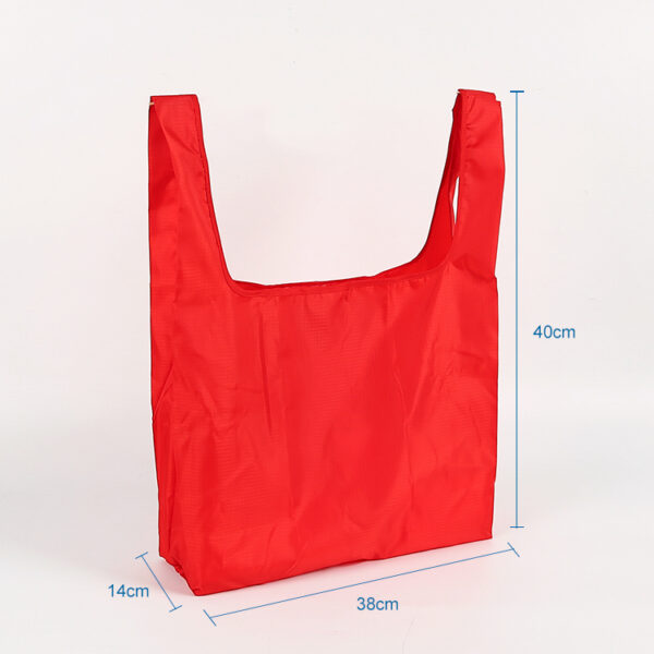 Eco friendly 420D PET fashion folding bag for shopping - Image 3