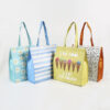 Portable insulated reusable grocery pp woven cooler bag