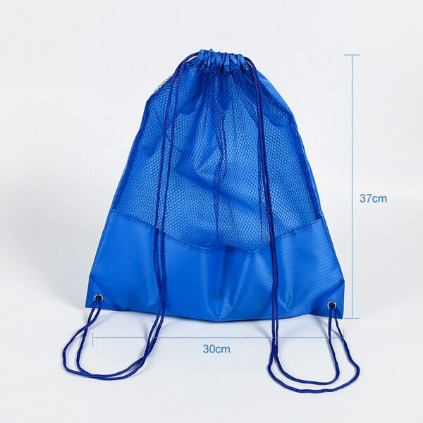 Customized small recycled PET sport package mesh drawstring bag - Image 2