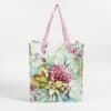 Wholesale color raw material PP woven reusable retail beach clutch shopping bags