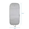 Dust protector clear non woven pvc plastic hanger handle jacket short bridal dress suit cover garment bag with logo