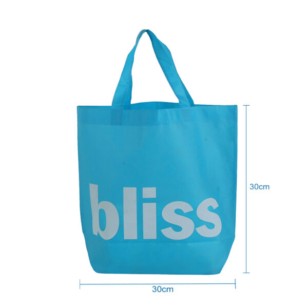 Reusable eco friendly custom logo printed lifestyle tote bags for shopping - Image 2