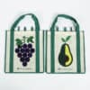 Sublimation reusable rpet shopping carring food non woven bag