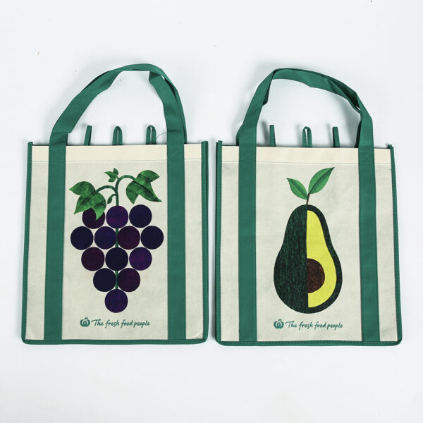 Sublimation reusable rpet shopping carring food non woven bag