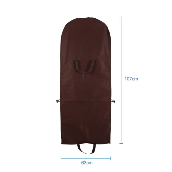 Custom woman man foldable eco friendly non woven long bridal dress garment suit cover bag - Image 2