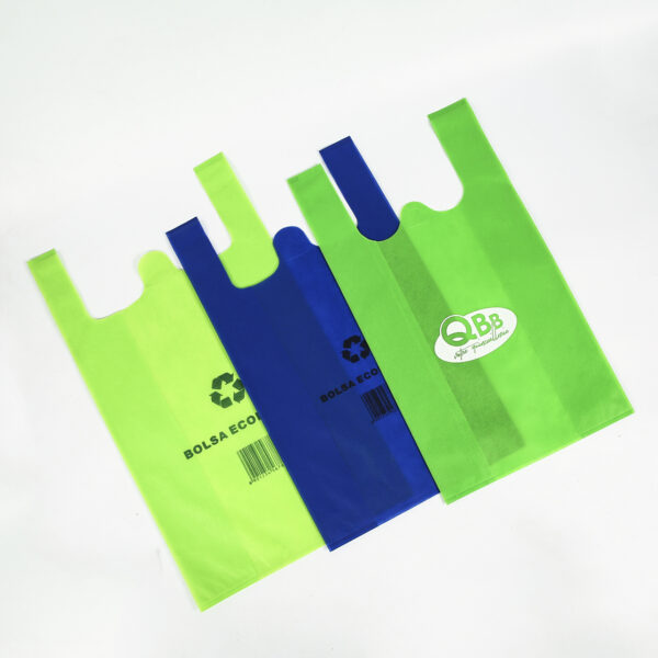 Eco-friendly printable custom logo reusable non woven shopping bag