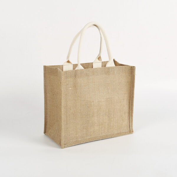 Eco friendly natural recycle vintage burlap cotton tote bag