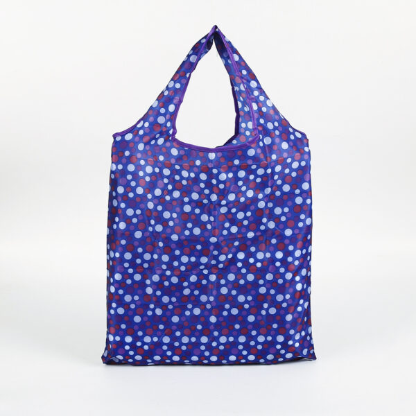 Eco friendly custom 190T PET reusable foldable shopping bag