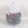 Large capacity heavy duty white commercial mesh net laundry bag with drawstring