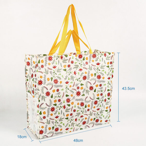 Custom eco friendly PP non woven PET mesh reusable tote bag - Image 3