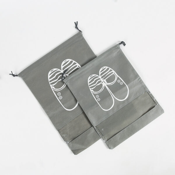 Custom recycled pp non woven shoe dust bag with logo