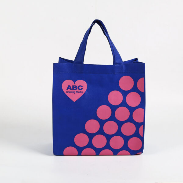 Custom recycle tote reusable eco friendly color coated nonwoven bag