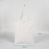 High quality white blank plain grocery hand made reusable organic cotton canvas shopping tote bag