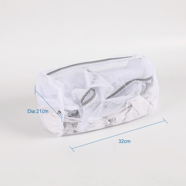 Wholesale round professional small mini travel mesh laundry bag for washing - Image 2