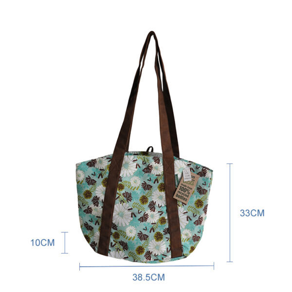 Wholesale eco friendly RPET customize shape cloth walker tote bag - Image 2