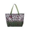 Factory sale one shoulder women print pvc reusable beach shopping bag handbag